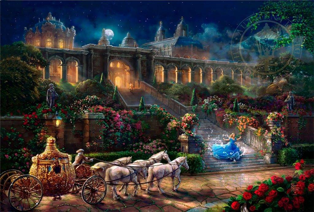 Thomas Kinkade Makes Amazing Disney Paintings